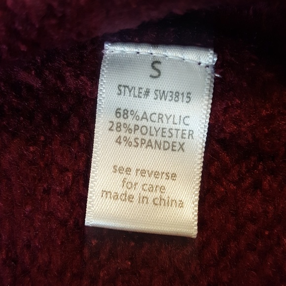 SALE Wine Luxe Cardigan S and L - Picture 4 of 4